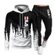 thumbnail image 2 of Traje con capucha de marca de alta calidad para otoño e invierno, Sudadera con capucha de moda de ocio para hombre, pantalones de marca, traje informal para correr, ropa deportiva, sudadera, 2 of 4
