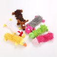 thumbnail image 3 of Juguete para perros de peluche duradero con forma de Animal con chirriador para perros pequeños Chihuahua Yorkshire Bichon cachorro juguete para masticar dientes TUNC Sencillez, 3 of 4