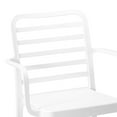 thumbnail image 6 of WestinTrends Playa 29.5" Outdoor Polypropylene Plastic Patio Bar Height Stools (Set of 2), White, 6 of 16