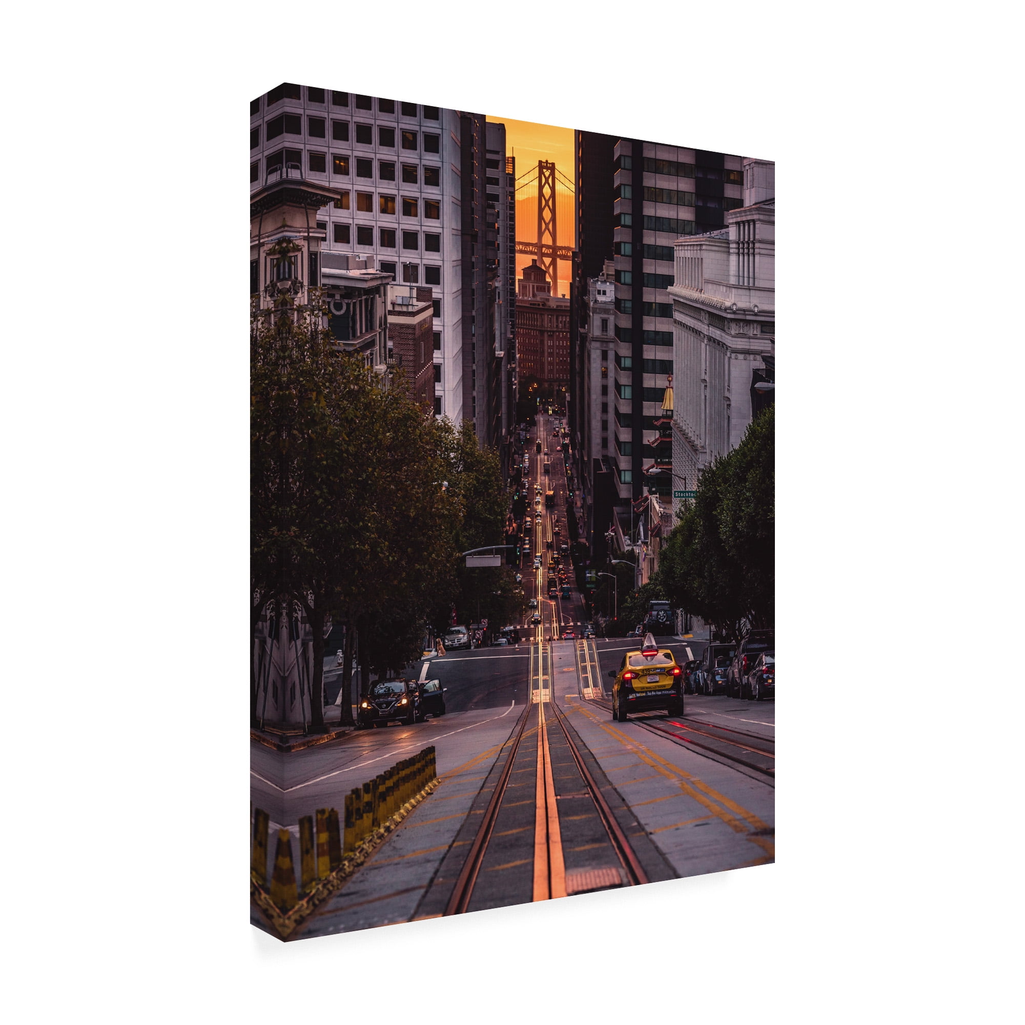 Trademark Fine Art 'The Cab' Canvas Art by Bruce Gett
