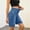 *Blue^, variant on Women’s Stretch High Waist Denim Bermuda Shorts with Pockets,Casual Slim Fit Jean Shorts Blue,Women's Plus XL