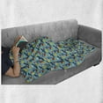 thumbnail image 6 of Astronaut Soft Flannel Fleece Throw Blanket, Vibrant Graphic with Baby Cosmonaut New Born Stars Rocket Sun Mercury Cartoon, Cozy Plush for Indoor and Outdoor Use, 60" x 80", Multicolor, by Ambesonne, 6 of 6