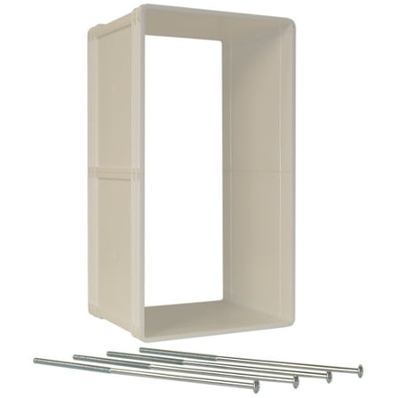 Ideal Ruff Weather Dog Door Wall Kit, X-Large, 17"L x 7.25"W x 9.75"H