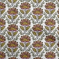 thumbnail image 1 of oneOone Rayon Orange Fabric Leaves & Clover Sewing Craft Projects Fabric Prints By Yard 56 Inch Wide-8M, 1 of 5