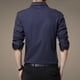 thumbnail image 5 of Ceisia Men's Winter Gift Casual Fashion Checkered Patchwork Long-Sleeve Button-Up Turndown Collar Outwear Jacket - Soft Breat hable Polyester Top, 5 of 7