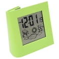 thumbnail image 1 of Reloj Despertador de Doble Energía Con Batería Solar, Pronósicico del Tió, Temperatura, Humedad, Desspertador Para El Hogar, Oficina y Escuela, 1 of 7