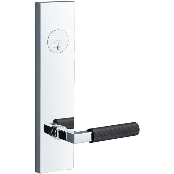 Sure-Loc LV307 26-GRIP KN FBL Levanto Single Cylinder Keyed Entry Lever Set And Deadbolt