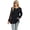 Black01, variant on LYMAYTER Womens Knit Cardigan Female Long Sleeve Casual Tees Shirt Fall Winter Solid Color Bottoming Sweater S-2XL