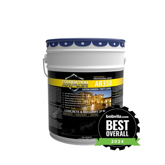 Foundation Armor 5 Gallon AR350 Wet Look Concrete Sealer and Paver Sealer
