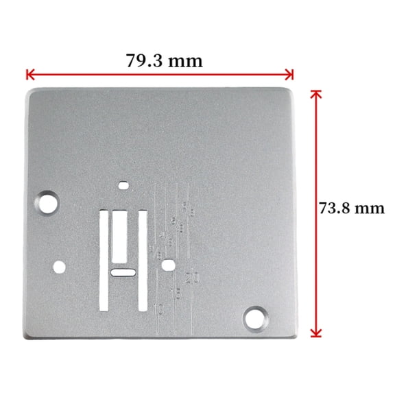 #730027007 Needle Plate Fits PFAFF 301, 303, 307, 521, 721, 741, Janome 344, 345, 352, 353, Elna 1010 Zig Zag Sewing Machines