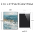 thumbnail image 2 of Chemical Fiber Oil Canvas Wall Art Canvas Print Wall Painting Home Decorations Rectangle Sea Wave 250x200mm 4pcs/set, 2 of 7