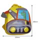 thumbnail image 4 of Mochila Para Niños Pequeños Mochila para niños pequeños Excavadora linda Bolso de libros de dibujos animados para niños Regalo para niños (Amarillo), 4 of 9