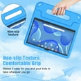 thumbnail image 5 of BMOUO Kids Case for Onn. 10.4" Tablet Pro 2023 (Model:100110603), Light Weight Shockproof Convertible Handle Stand Case for Onn 10.4 inch 2023 Pro Release , Blue, 5 of 7