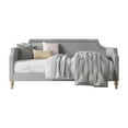 HMD Pita Upholstered Twin Daybed, Gray