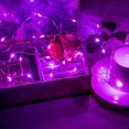 thumbnail image 5 of Metaku Fairy Lights Battery Operated 16.4Ft/5M 50 LED String Lights Twinkle Christmas Lights Indoor Decorative Mini Lights for Home Bedroom Garden Wedding Party Festival Decorations (Purple, 1 Pack), 5 of 9