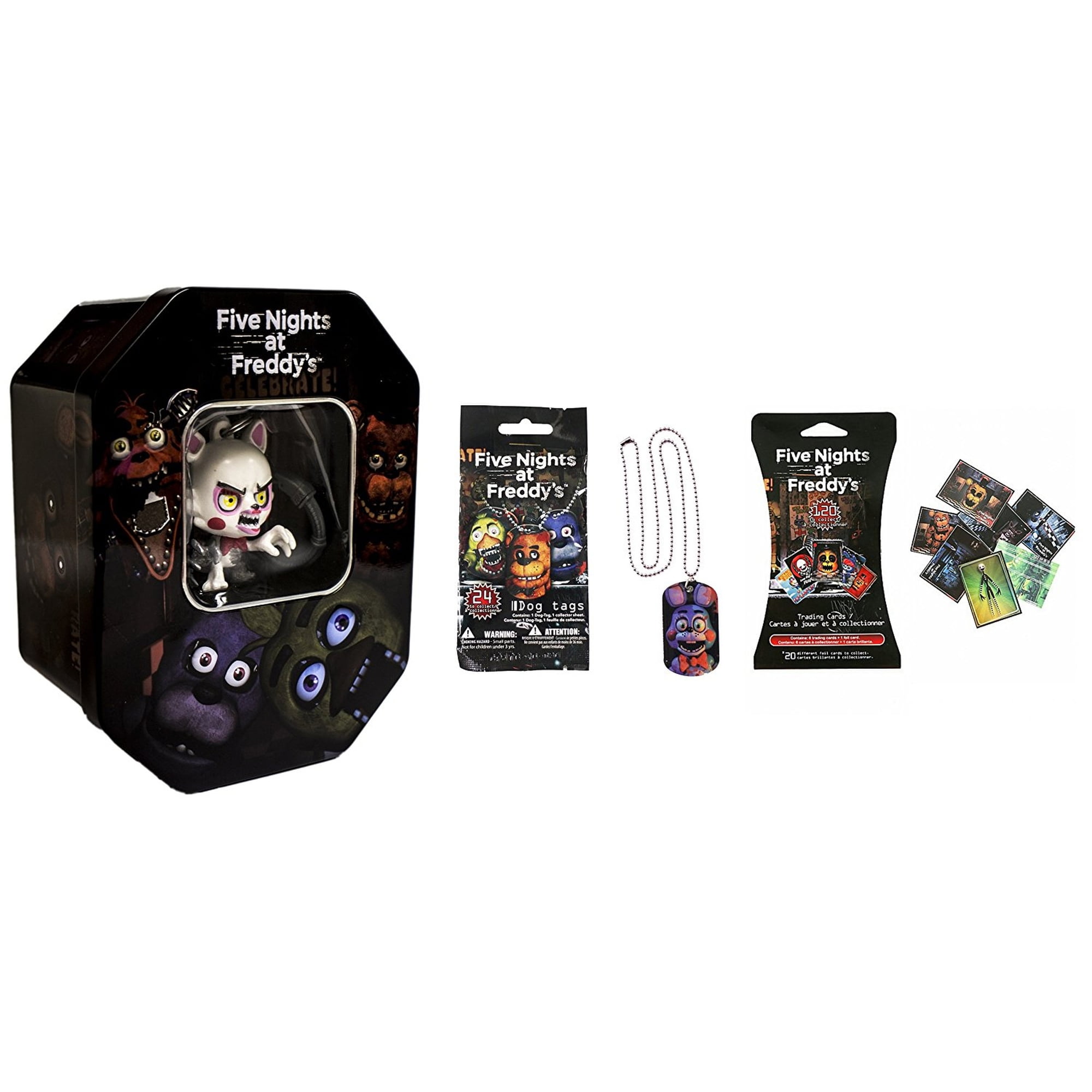 Five Nights At Freddy's Exclusive "Mangle" Holiday Collectors Tin Set -  Walmart.com