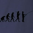 thumbnail image 3 of CafePress - The Evolution Of The Fisherman Long Sleeve T Shirt - Long Sleeve Dark T-Shirt, 3 of 4