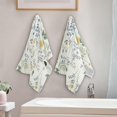 thumbnail image 3 of 2 Pcs Watercolor Blue Butterfly Decorative Hand Towels for Bathroom,Soft Absorbent Pink Butterflies Pattern Dish Towels for Kitchen,Quick Dry Guest Bathroom Towels for Face,Shower 18 x 26 inch, 3 of 6