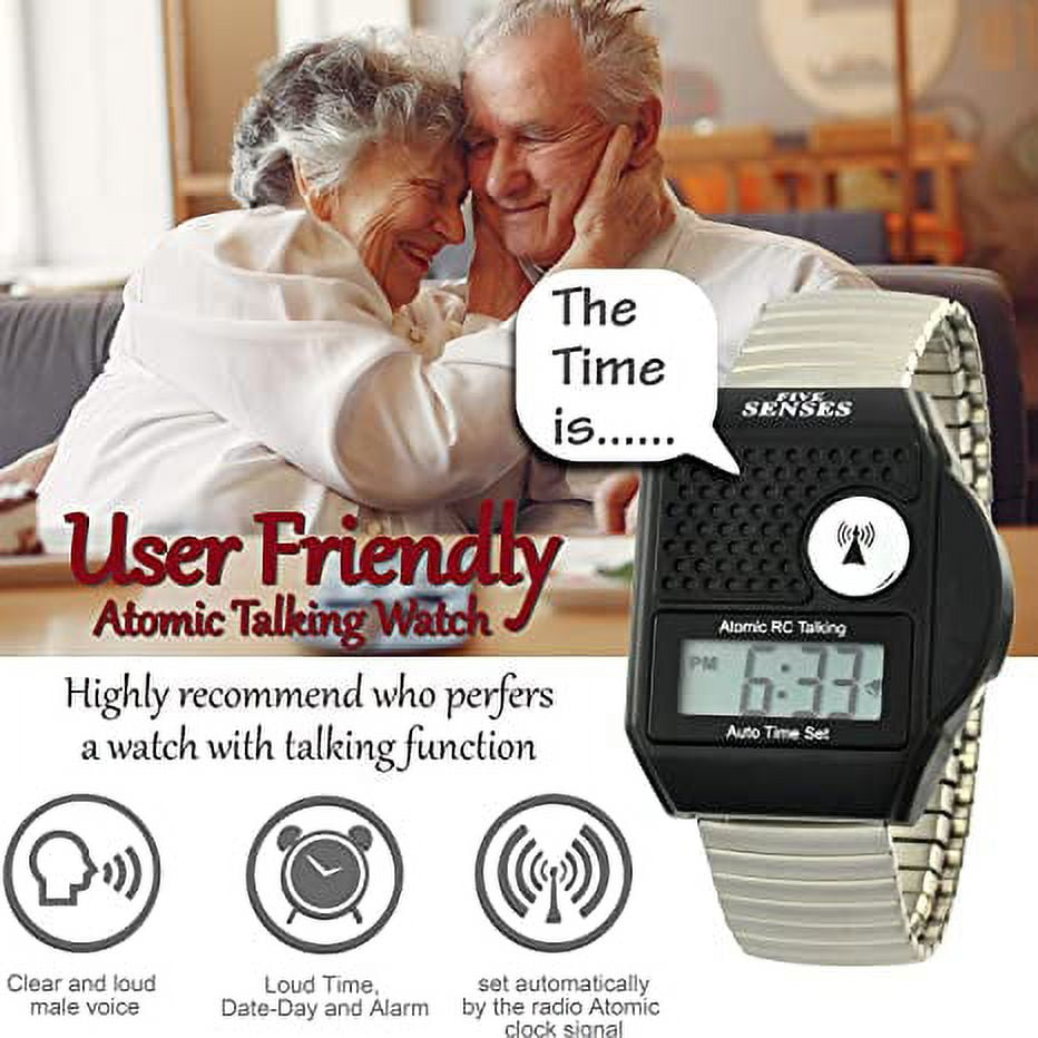 Atomic talking watch for the best sale blind