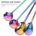 thumbnail image 3 of 4pcs Musical Instruments Spoons Stainless Steel Coffee Spoon Tableware Dessert Spoons, 3 of 9