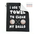 thumbnail image 6 of Microfiber Premium Golf Towel Golf Gift for Men Golf Accessories and Gifts Father's Day Christmas Birthday Gift 40*60cm, 6 of 7