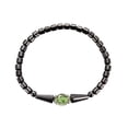 thumbnail image 2 of FcBaudy Bracelet de Cheville de Plage pour Femmes, Personnalité, Mode, Ovale, Magnétique, Pierre Biliaire Noire Perlée, Bracelet de Cheville Mode, 2 of 9