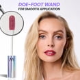 thumbnail image 4 of Wonderskin Brillant à Lèvres - Wonderskin Top Gloss, Paillettes Rouges, Hydratant et Finition Haute Brillance Maquillage à Lèvres (Paillettes Rouges), 4 of 8