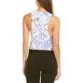 thumbnail image 2 of All Access womens  The Dynamic Ribbed Crop Tank, s, Blue, 2 of 3