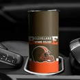 thumbnail image 6 of Cleveland Football City Classic Team Color Year 20oz Stainless Steel Tumbler with Lid and Straw for Football Fans Men Women Gifts Skinny Travel Cup Keeps Drinks Cold & Hot, 6 of 6