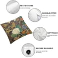 thumbnail image 4 of BANET Throw Pillow Pillow Pillow Japanese Flower Sofa Pillow 12x12in, 4 of 5