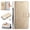 Gold, variant on for Google Pixel 10 /10 Pro Phone Case Wallet, Flip Folio Cover with Credit Card Holders Emboss Mandala Flower PU Leather Purse Wrist Strap Kickstand Protection Case for Women Men - Gold