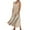 Beige, variant on Baqcunre Plus Size Dresses for Curvy Women Women's Floral Print Plus Size Dress Sleeveless Round Neck Loose Stretch Comfortable Plus Size Summer Dress Plus Size Swimsuit for Women Beige L