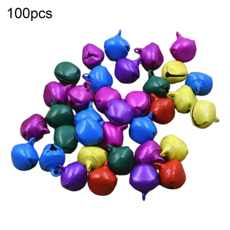 100pcs Red And Green Jingle Bells, Craft Bells In Bulk For Christmas Home  And Pet Decorations (2 Colors)