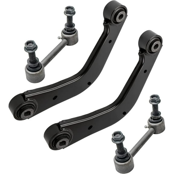 Detroit Axle - FWD Rear Upper Control Arms   Sway Bar End Links Replacement for 2013-2018 Ford Fusion Lincoln MKZ - 4pc Set