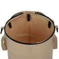 thumbnail image 4 of Nieyigj 24 Gallon Pop Up Camping Trash Can with Zippered Lid, Heavy Duty Oxford Cloth Foldable Yard Waste Bag, Portable Outdoor Garbage Container for Garden, Picnic, and RV Travel, Coffee, 4 of 9