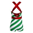 thumbnail image 2 of inhzoy Kids Girls Candy Cane Stripes Leotard Jumpsuit Ballet Gymnastics Dancewear Unitard Biketard Green 8, 2 of 5