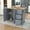 Blue+Grey, variant on Alvantor 53'' Kitchen Island Carts, Mobile Buffet Cabinet with Drop Leaf, Spice Rack and Towel Rack for Dining Room Living Room Blue