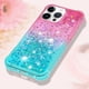 thumbnail image 5 of Funda para iPhone 15 PRO Transparente con Brillos Carcasa Protectora Antigolpes con Glitter Brillante, 5 of 5