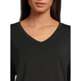 thumbnail image 4 of Athletic Works Women’s Dri More Boxy Tee with Long Sleeves, Sizes XS-XXXL, 4 of 5