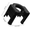 thumbnail image 2 of Mobutofu Toilet Step Stool Non-Slip Bathroom Stool Comfortable Feet Support Black 1Pcs, 2 of 8