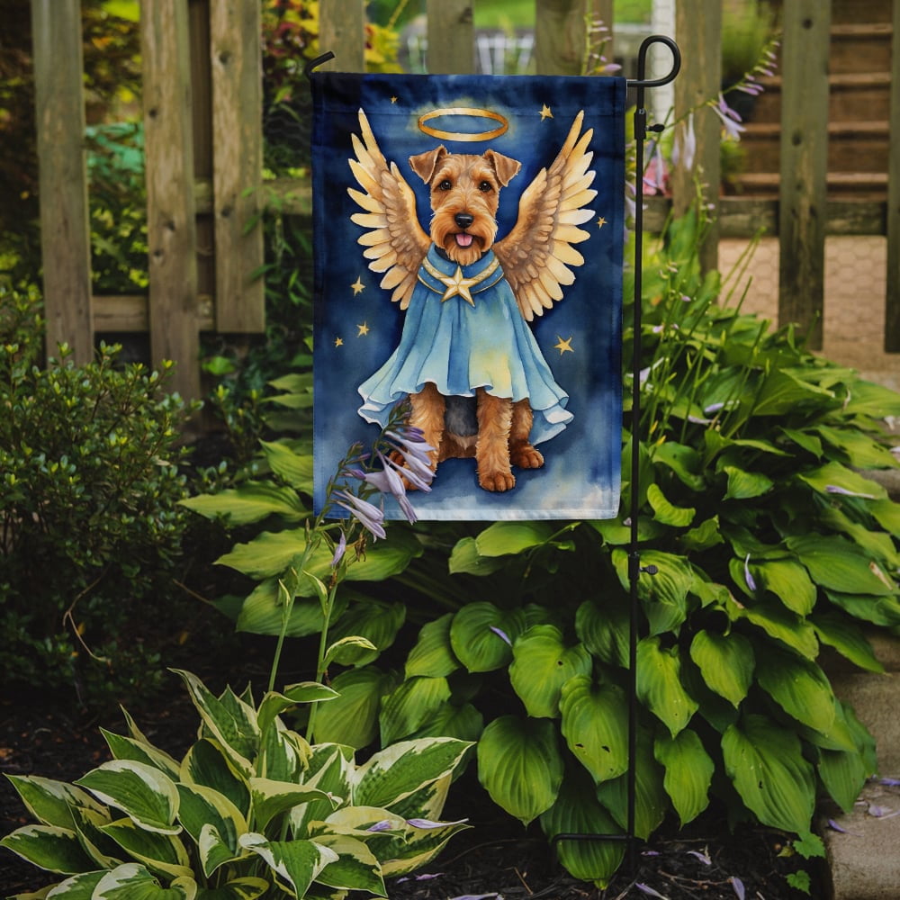 Welsh Terrier My Angel Garden Flag 11.25 in x 15.5 in