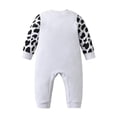 thumbnail image 4 of Infant Baby Boy Girl Clothes Cow Cartoon Long Sleeve Romper Jumpsuits Outfits 0-3 Months, 4 of 7