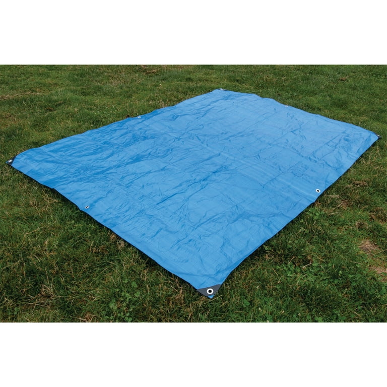 Performance Tool W6006 (10 x 12 ft) Tarp Cover Blue Waterproof