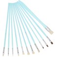 thumbnail image 2 of 12Pcs Art Paint Brushes Drawing Fan Shaped Artist Brush Long Rod Set Supplies, 2 of 5