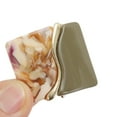 thumbnail image 4 of Unique Bargains 1 Pc Ponytail Buckle Hair Clip Splicing Hair Ponytail Cuff for Women Gray Green, 4 of 5