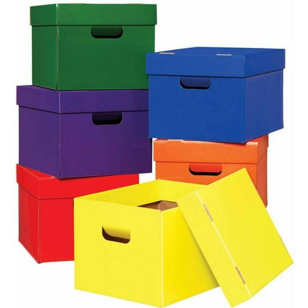 Highsmith Tote And Store Box 10 X 12 X 15 Assorted Colors