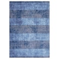 thumbnail image 2 of Geetinfly 2*6FT Area Rugs 1150Gsm 100% Polyester Rug 350Gsm Velvet Weight Pearl Velvet Washed Back Folding Simulation Printed Carpet Xm-Modern-Patterned Blue tint, 2 of 8