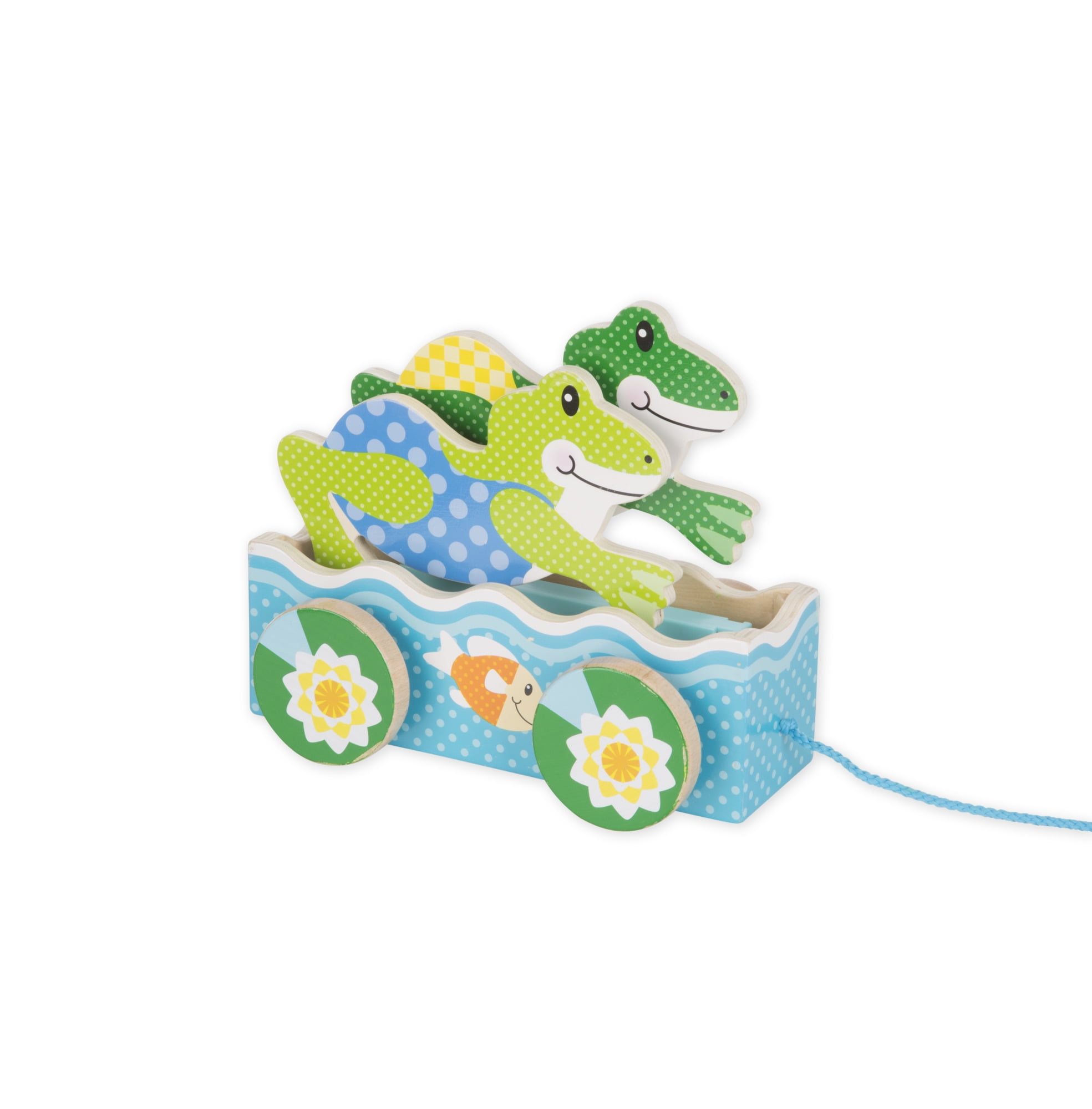 Melissa and doug frolicking frog cheap pull toy