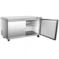thumbnail image 4 of Maxx Cold Double Door Undercounter Refrigerator, 61"W, 14.1 cu. ft. Storage Capacity, in Stainless Steel (MXSR60UHC), 4 of 5