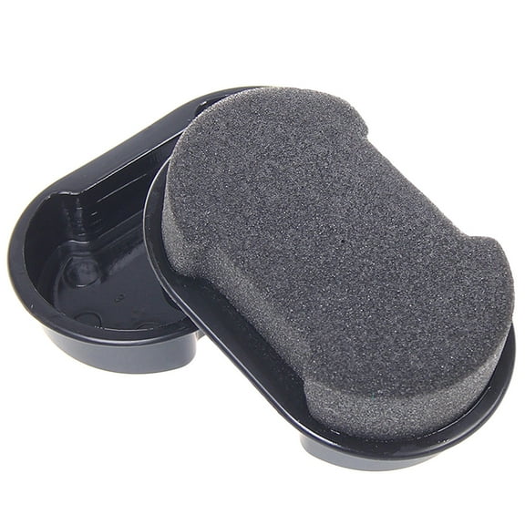 LEORX Shoe Polish Applicator Brush Black Portable Handheld 1Set for Cleaning and Polishing